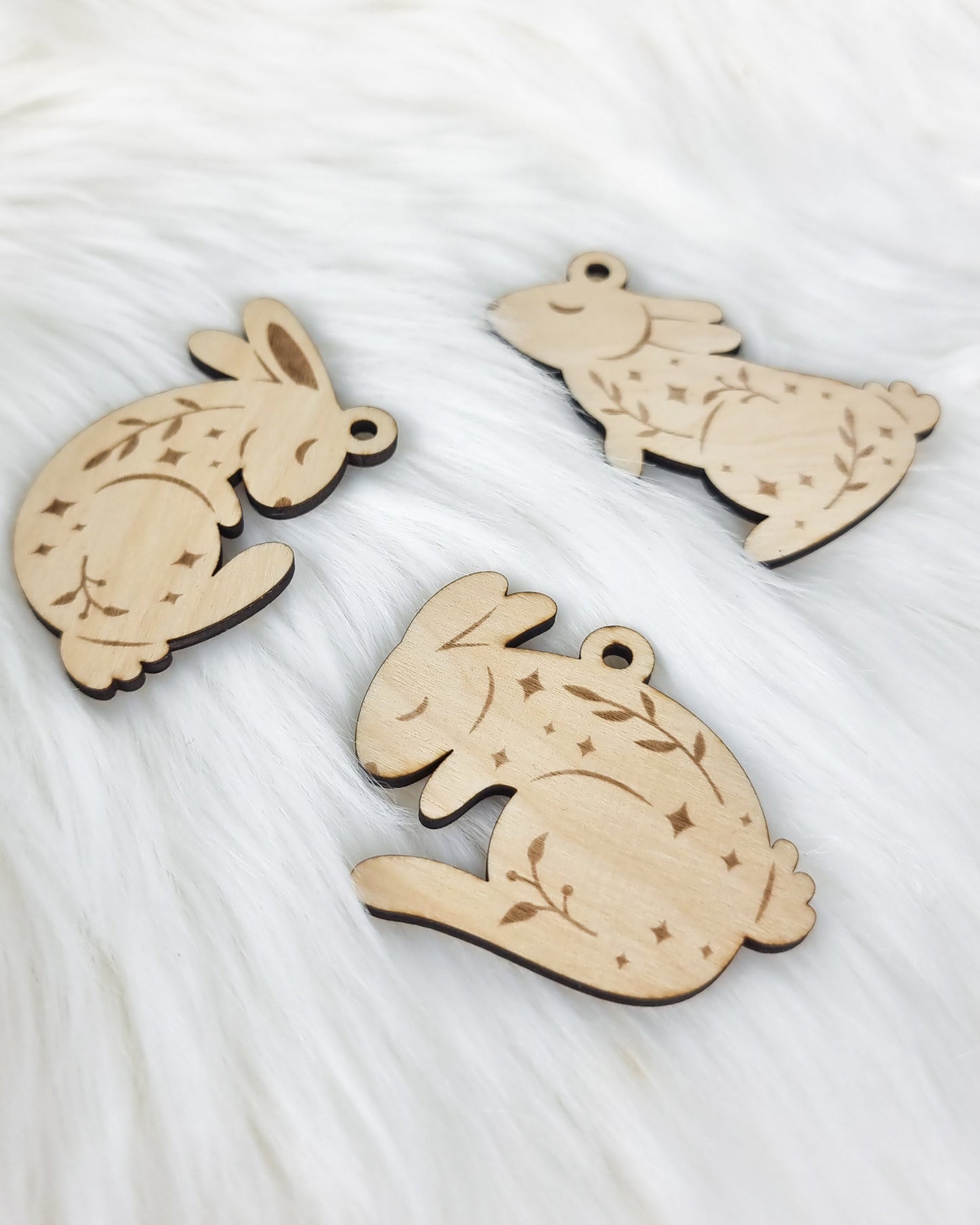 Osterhase Anhänger aus Holz