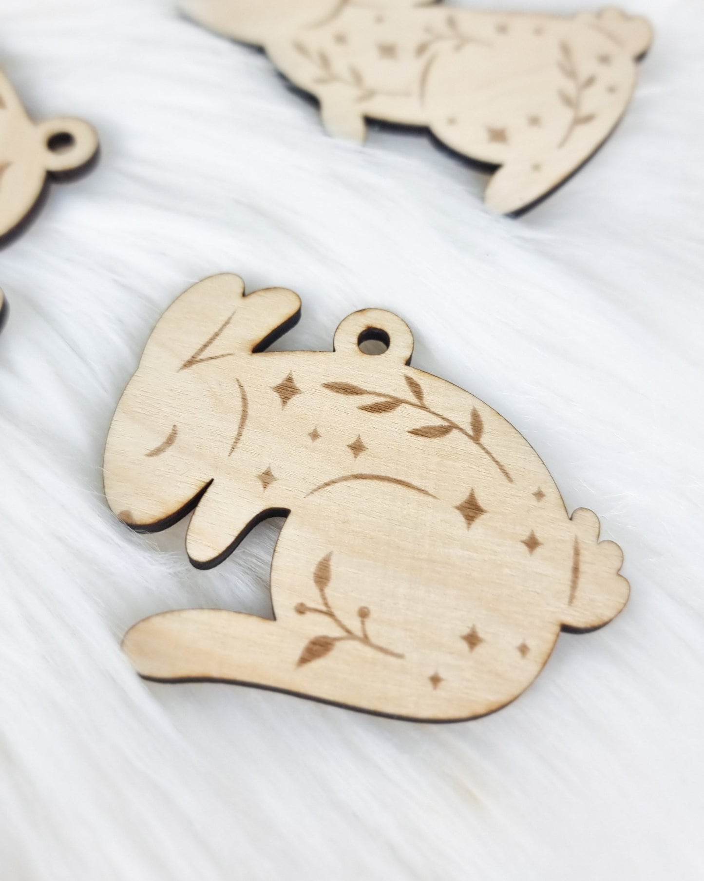 Osterhase Anhänger aus Holz