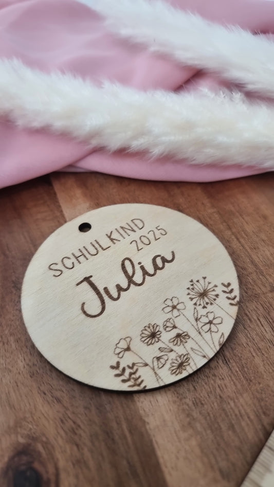 Schulkind Schultütenanhänger | Einschulung Deko