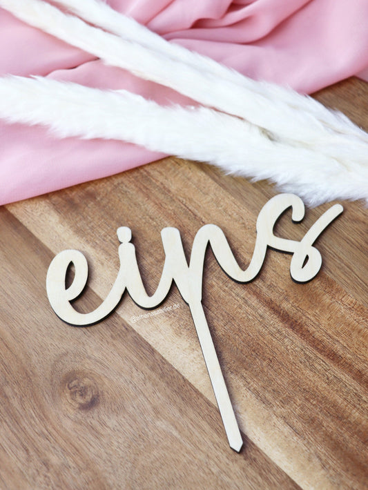 EINS Cake Topper