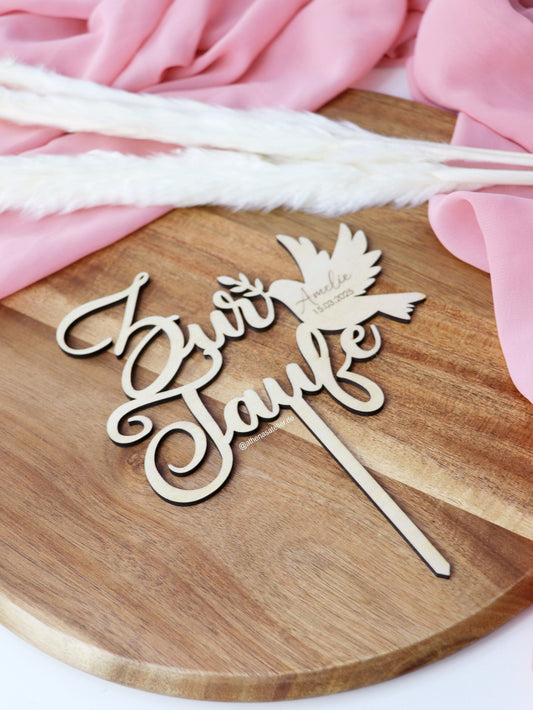 "Zur Taufe" Cake Topper